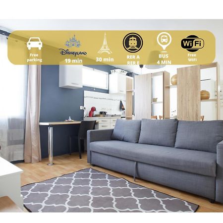 Appartement Sympa Entre Paris Et Disneyland Нуази-ле-Гран Екстериор снимка